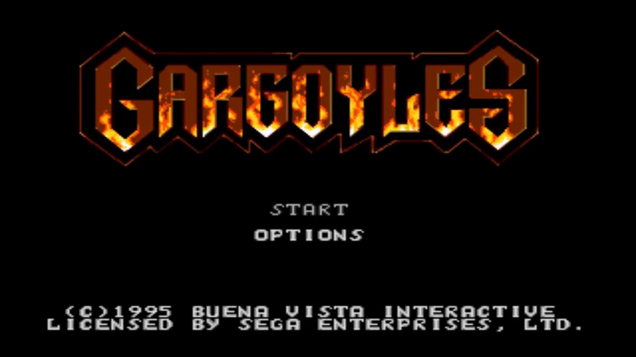 Gargoyles Sega Genesis Mega Drive Video Game Cartridge 1995