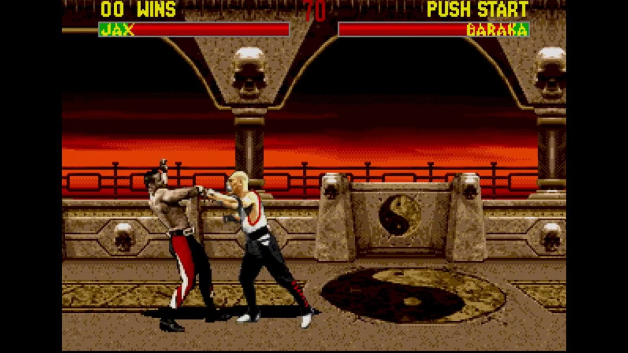 Mortal Kombat 2 Sega Genesis Mega Drive Video Game Cartridge 1994